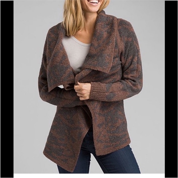 Prana Sweaters - Prana Alberta Reversible Sweater soft fleece wool blend cardigan sweater